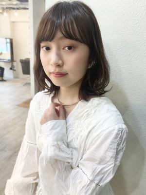 【山田】束感センターパートくびれ小顔ミディy148