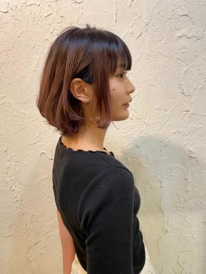 【flor 戸塚】*エアリーボブ+キャラメルベージュ*