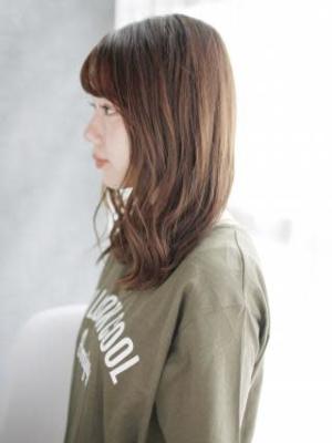 大人かわいいゆるミックスカール