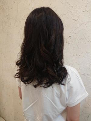 【flor 戸塚】*ウェーブヘア+フォギーブラウン*