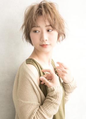 【Luana　難波】ショートウェーブパーマ