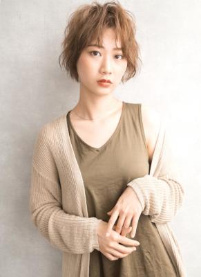 【Luana　難波】ショートウェーブパーマ