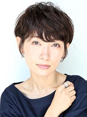 大人綺麗なショートのパーマスタイル