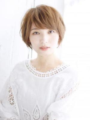 ふんわりナチュラルショートスタイル