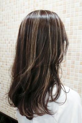 ハイライト×アッシュベージュ