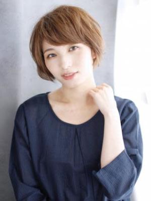 ふんわりナチュラルショートスタイル