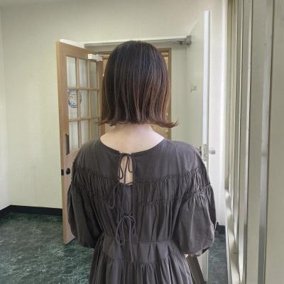 切りっぱなしボブ