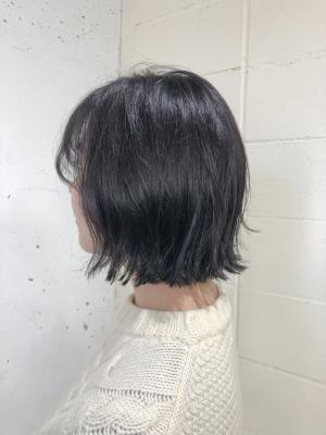 切りっぱなしボブ