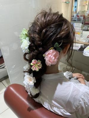 編み下ろし☆ラプンツェル風ヘア