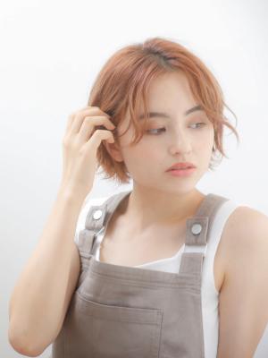 外はねオレンジボブ