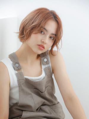 外はねオレンジボブ