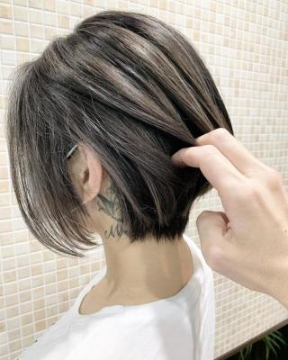★Short bob × ハイライトデザイン★