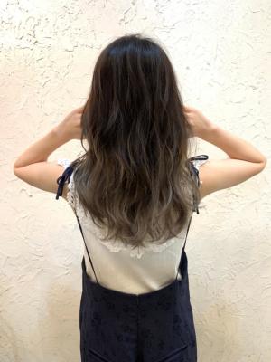 【flor 戸塚】*フェザーロング+プラチナアッシュ