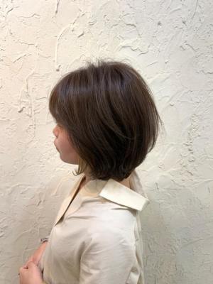 【flor 戸塚】*マニッシュボブ+オリーブベージュ*