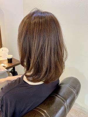 【重山】お客様ナチュラルセミディスタイル♪