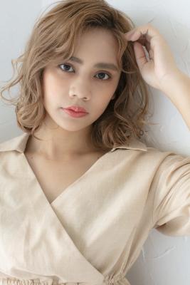 タンバルモリオルチャンヘア外国人風カラーハイトーングレージュ