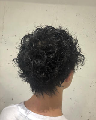 メンズスパイラルパーマ