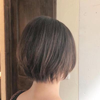 ショートボブ×ハイライト