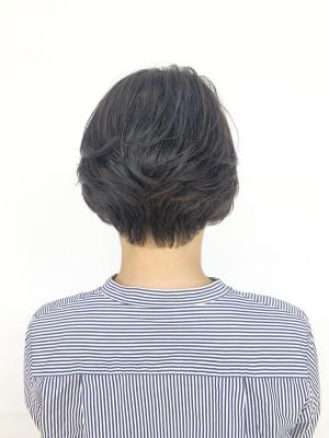 30代40代50代/ひし型/丸みショート/骨格補正/ショート 30代40代50代/ひし型/丸みショート/骨格補正/ショート