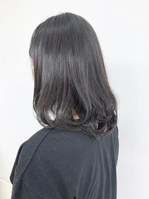 20代30代40代黒髪艶髪髪質改善ツヤサラロブミディアムボブ 20代30代40代黒髪艶髪髪質改善ツヤサラロブミディアムボブ