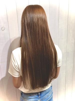 「髪質改善」ツヤサラロングストレート