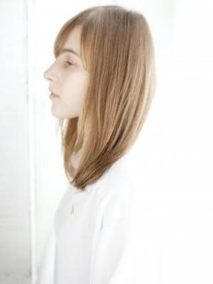 ナチュラルワンカールストレート
