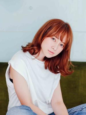 重ためミディの外はねアレンジ