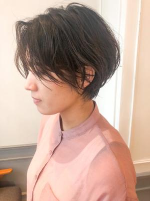 横浜20代30代40代小顔寄り添いまるみくびれショート14