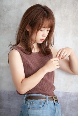 【shellbear 銀座】大人カジュアル外ハネミディアム