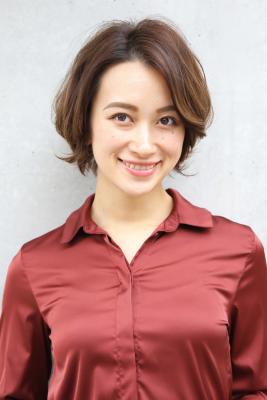 ショートヘアのハイライト