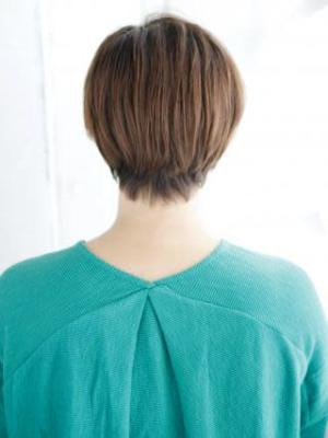 大人ふんわりショートスタイル