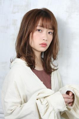【shellbear 銀座】大人ナチュラル外ハネミディ
