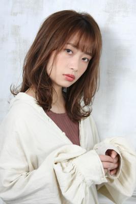 【shellbear 銀座】大人ナチュラル外ハネミディ
