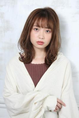 【shellbear 銀座】大人ナチュラル外ハネミディ