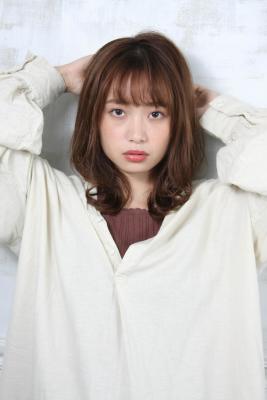 【shellbear 銀座】大人ナチュラル外ハネミディ