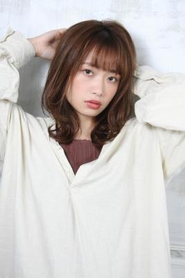 【shellbear 銀座】大人ナチュラル外ハネミディ