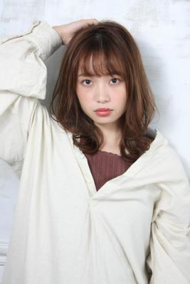 【shellbear 銀座】大人ナチュラル外ハネミディ