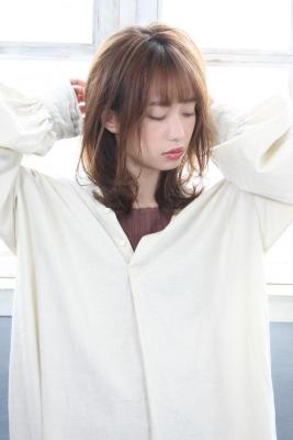 【shellbear 銀座】大人ナチュラル外ハネミディ