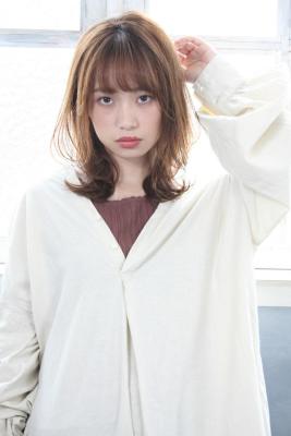 【shellbear 銀座】大人ナチュラル外ハネミディ