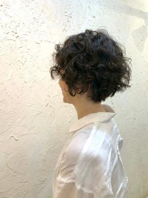 【flor 戸塚】*カーリーボブ+オリーブブラウン*