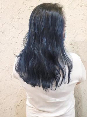 【flor 戸塚】*フェザーロング+ターコイズアッシュ*