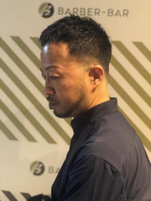 大人の刈り上げスタイル【BARBER-BAR】