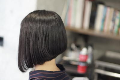 前下がりショートスタイル