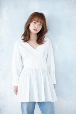 20代30代柔らかレイヤーミディアム