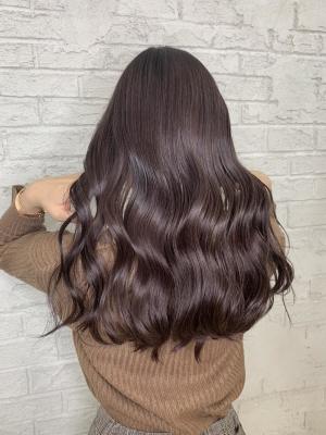 オリーブアッシュ艶カラー透け感シアーカラー春カラー6132