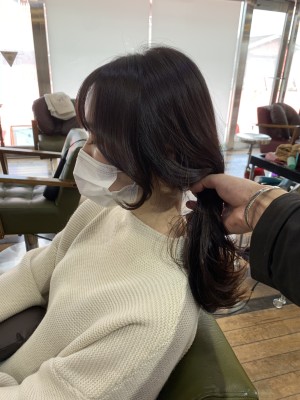 韓国後れ毛