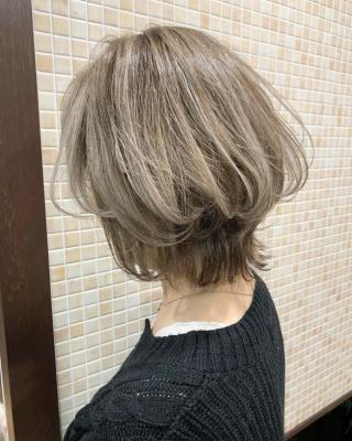 ★白髪を活かしたバレイヤージュデザイン★