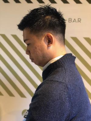 フェードカットスタイル【BARBER-BAR】