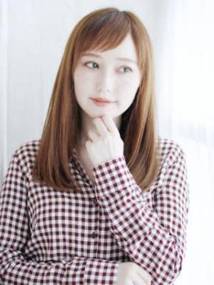 ナチュラルAラインストレート