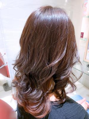 伸ばしかけレイヤースタイル